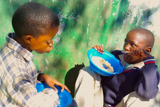 Kinder in Lesotho von Linus Neumann